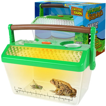 Nature Bound Bug Catcher Critter Barn Habitat | Bug Catcher Kit for Kids | Outdoor Nature Exploration Toys | Indoor/Outdoor Insect Collecting