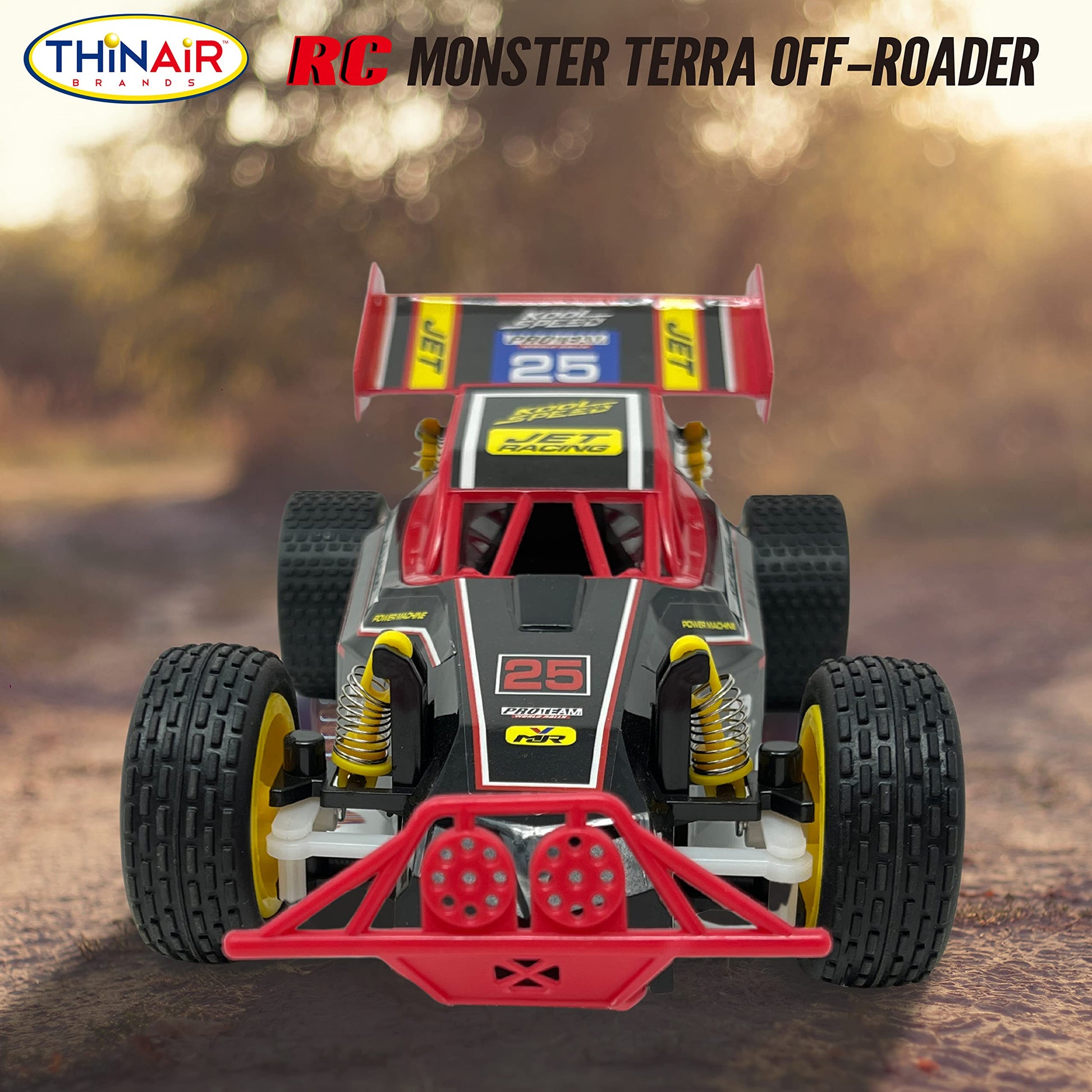 Nature Bound RC Cars 1:20 Scale Monster Terra RC Off-Roader - 2WD All-Terrain Electric Toy Car - 2.4GHz Radio Control - Great Gift for Kids