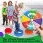 SmartYeen Stepping Stones for kids,8/12 PCS Durable Non-Slip Balance Stones Indoor Outdoor toys for toddlers develope Kids Balance and Coordination