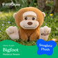 The Petting Zoo Bigfoot Stuffed Animal Plushie, Gifts for Kids, Snugletz Zoologee Plush Toy, 7 in