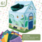 MindWare Sensory Sprouts Tissue Scarf - Montessori Toys for Babies 6-12 Months - Soft Greenhouse-Shaped Tissue Box and 12 Sensory Scarves Featuring