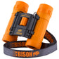 BeBison Binoculars for Kids - 8x21 High Resolution Real Optics - Compact Folding Shockproof Kids Binoculars for Bird Watching - Spy Games - Outdoor