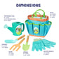 BLUEY Gardening Set | Quality Garden Tool Kit for Kids and Toddlers | Includes Watering Can, Gloves, Two Shovels, Rake and Tote Bag