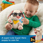 Fisher-Price DC League of Super-Pets Doll Baby Krypto Poseable Toy with Sounds & 2 Accessories for Pretend Play Kids Ages 3+ Years