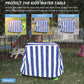 Exokugo Kids Water Table Cover, Outdoor Heavy Duty Durable Waterproof Dustproof Anti-UV Kids Water Play Table Cover, Compatible with Step2 Rain