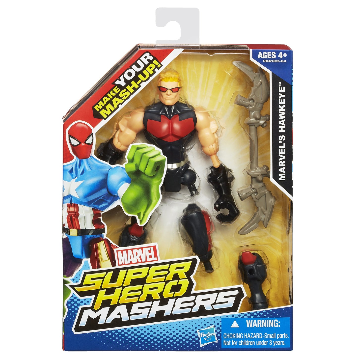 Marvel Super Hero Mashers Marvel's Hawkeye Figure 6 Inches