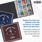 BCW Supplies Baseball 3" Album - Burgundy | Premium Durable Binder for 90 Baseball Cards Heavy-Duty D-Ring, Lasting Durability, and Classic Display |