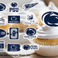 Penn State Cupcake Toppers Graduation Party Cake Decorations 24 Pc