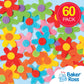 Baker Ross - EV1563 Self Adhesive Flower Felt Stickers, For Kids to Decorate Collage, Cards & Craft (Pack of 60), 3cm, Assorted