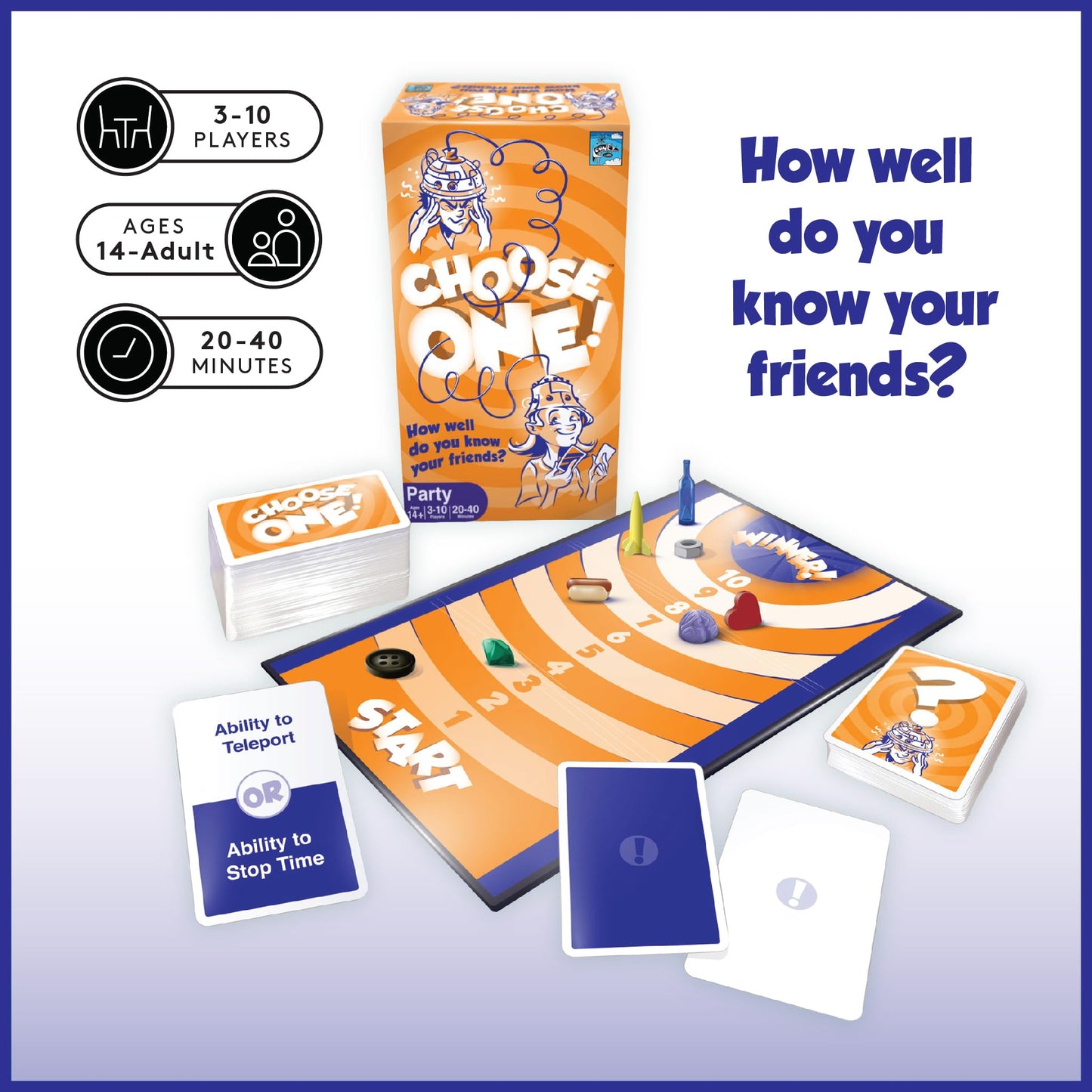 Looney Labs: Choose One Game - Fun Card Game for Kids and Adults