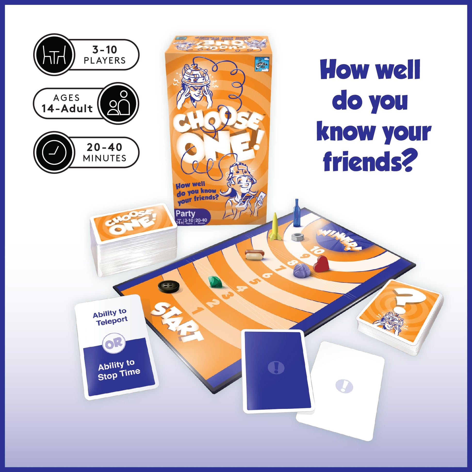 Looney Labs: Choose One Game - Fun Card Game for Kids and Adults