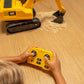 CAT Power Excavator Digger RC Construction for Kids 5+ | 2.4GHz Remote Control Truck Toy, Full-Function Dig, Scoop, Spin & Drive, Realistic Lights