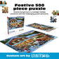 Buffalo Games - General Store at Christmas - 500 Piece Puzzle for Adults