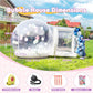 13ft Inflatable Bubble House for Kids with trampoline, Clear Inflatable Bubble Dome Tent with Blower & Pump, Commercial Grade PVC Waterproof Garden