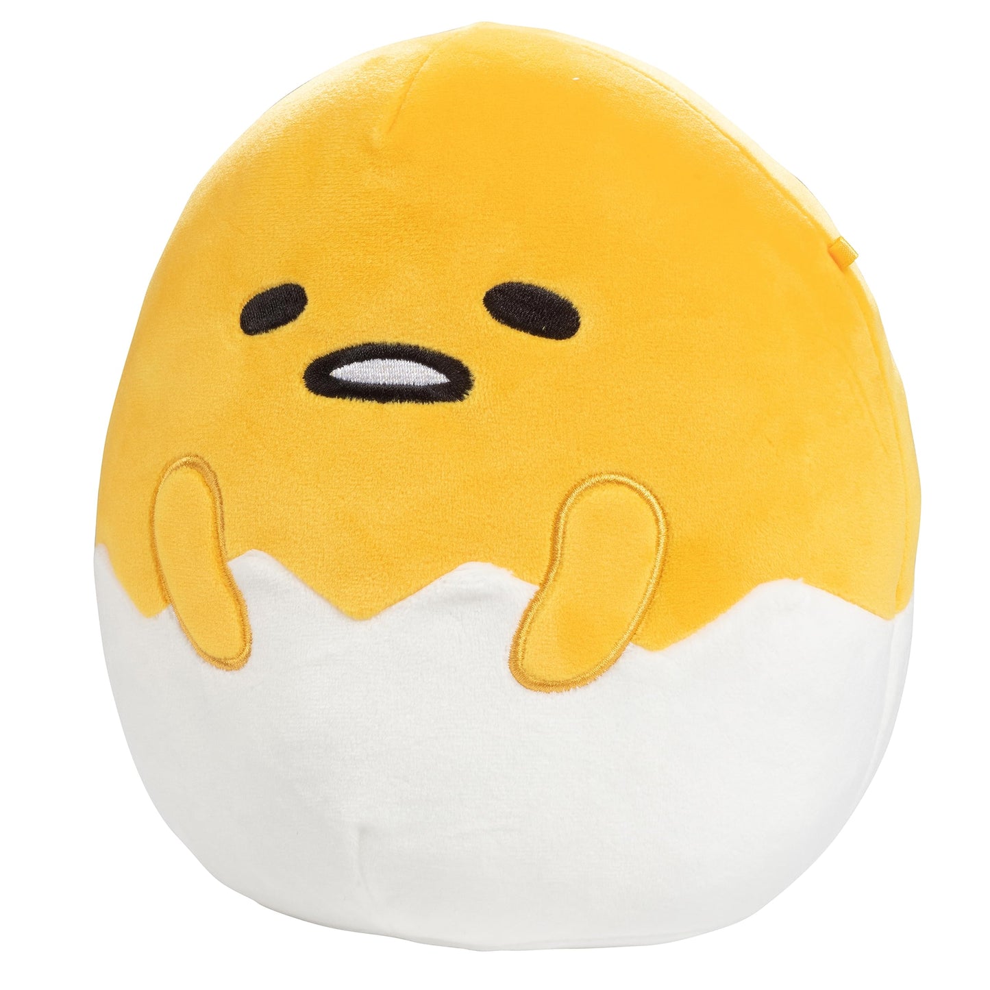 Squishmallows Original 8-Inch Gudetama The Lazy Egg - Official Jazwares Plush - Collectible Soft & Squishy Sanrio Easter Egg Stuffed Animal Toy - Add