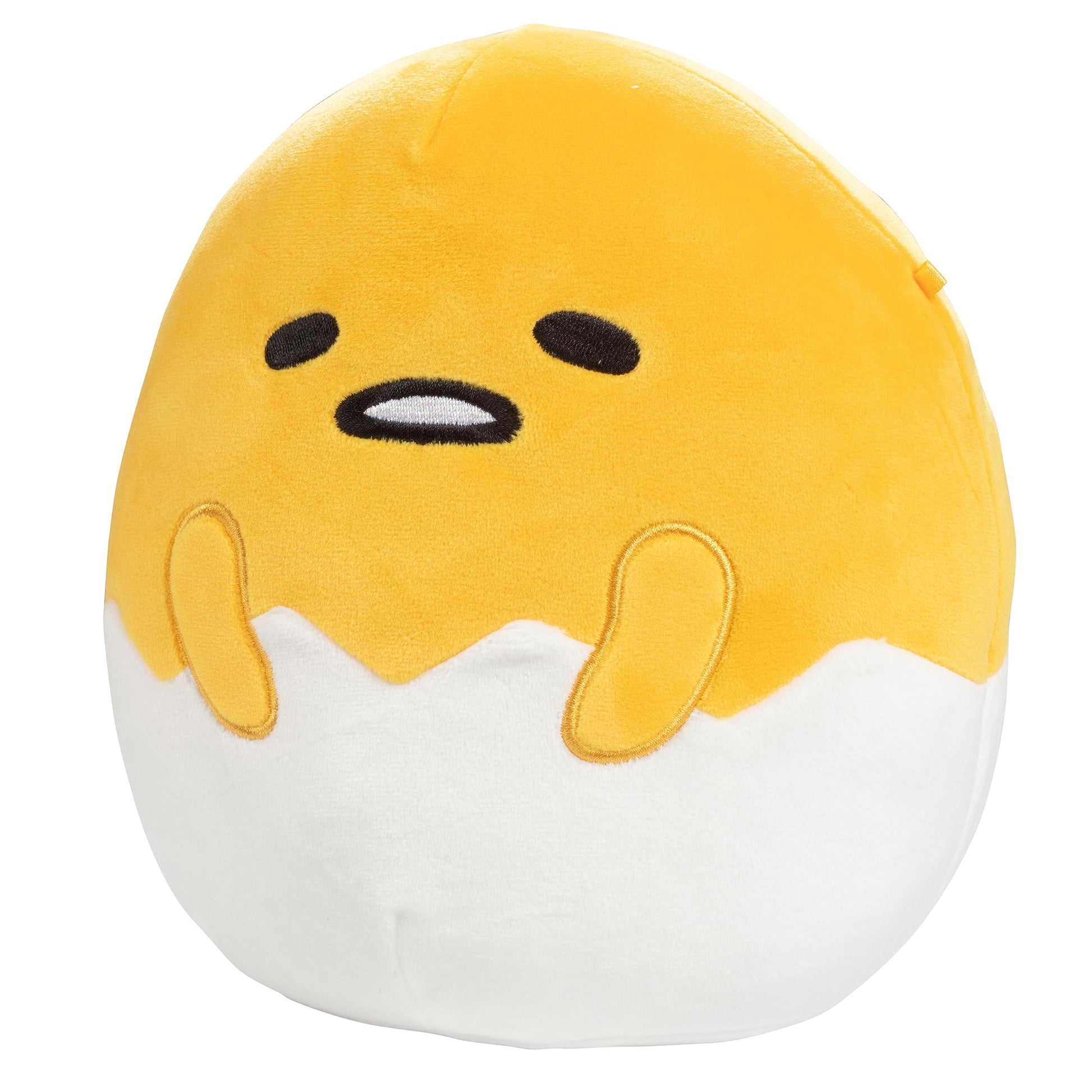 Squishmallows Original 8-Inch Gudetama The Lazy Egg - Official Jazwares Plush - Collectible Soft & Squishy Sanrio Easter Egg Stuffed Animal Toy - Add