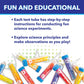 MindWare 12 Days of Science Advent Calendar Kids Science Kit with 12 Test Tube Experiments Ages 6+