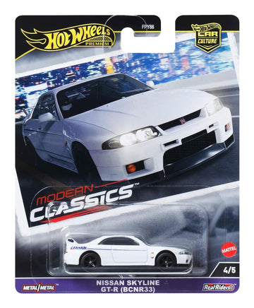 Hot Wheels Nissan GT-R (BCNR33), Modern Classics 4/5 [White]