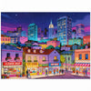 500 Piece Puzzle for Adults, Vibrant Neon Cityscape, Embossed Texture, Premium Matte Finish, Fun and Challenging Jigsaw Puzzles for Great Gift Idea