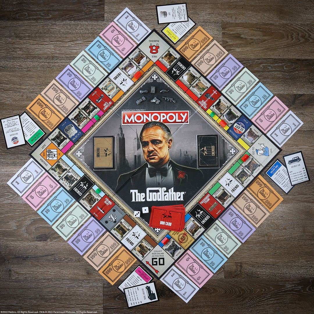 USAOPOLY Monopoly: The Godfather 50th Anniversary Board Game
