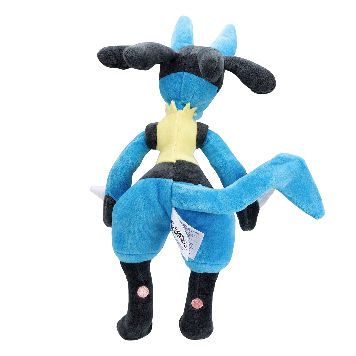 Pokemon 12" Large Lucario Plush - Officially Licensed - Generation IV Figure - Authentic Soft Stuffed Animal Toy - Gift for Kids, Boys, Girls - 2+