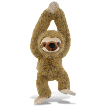 DolliBu Long Arms Hanging Sloth Plush Toy - Super Soft Stuffed Animal Sloth Toy, Cute Plush Wildlife Animal Toys for Kids and Adults - 12 Inches