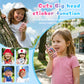 2 Pack Walkie Talkies for Kids, Rechargeable Kids Video Walkie Talkies with Camera & Voice Changer, Long Range Video Chat Toy for Age 3-12, Indoor
