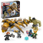 LEGO Marvel The Avengers vs. The Leviathan Superhero Toy, Building Set for Kids with Hulk Action Figure Plus 4 Marvel Minifigures, Avengers Birthday