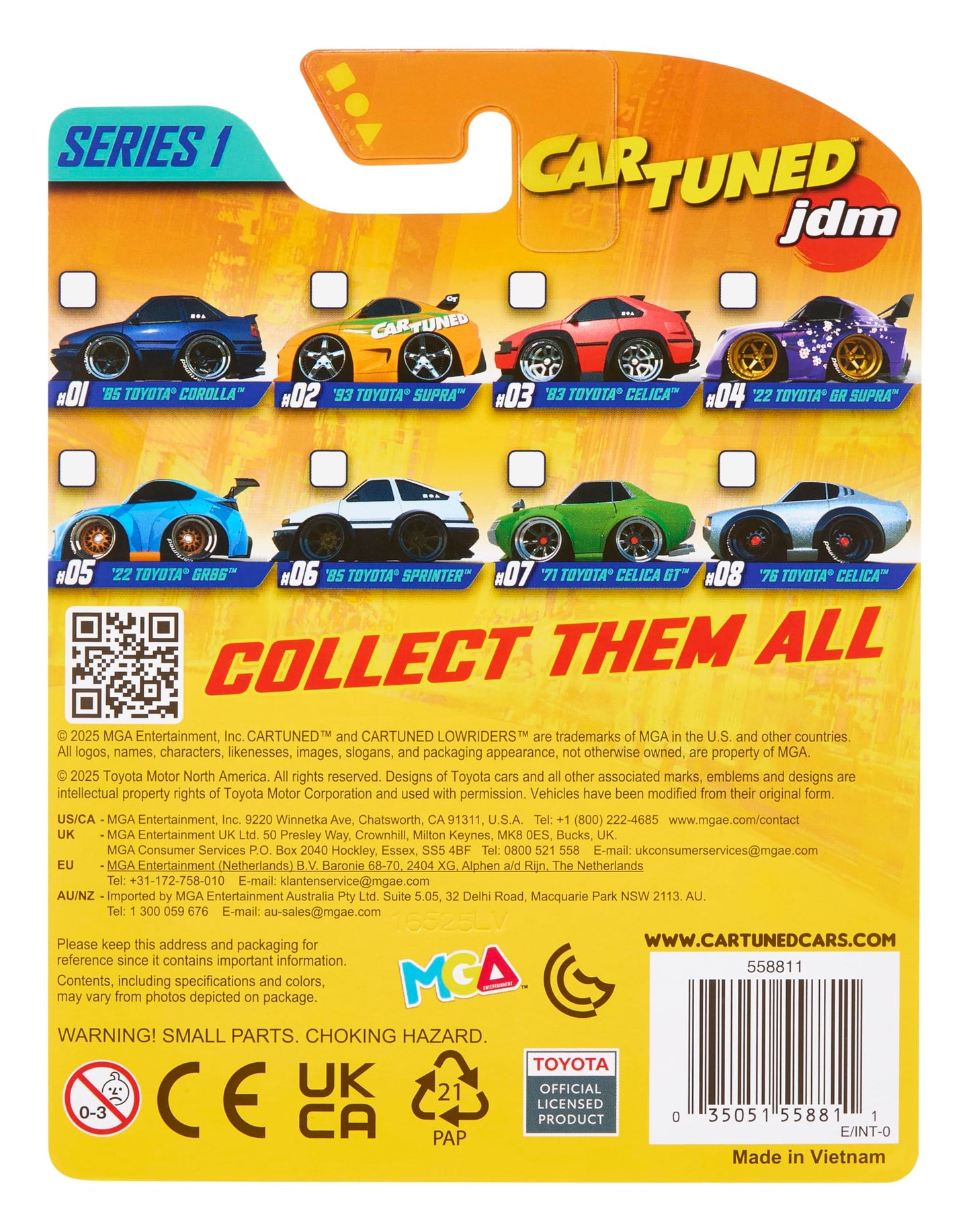 CarTuned JDM Tuners Series 1-2022 Toyota GR Supra Multicolor