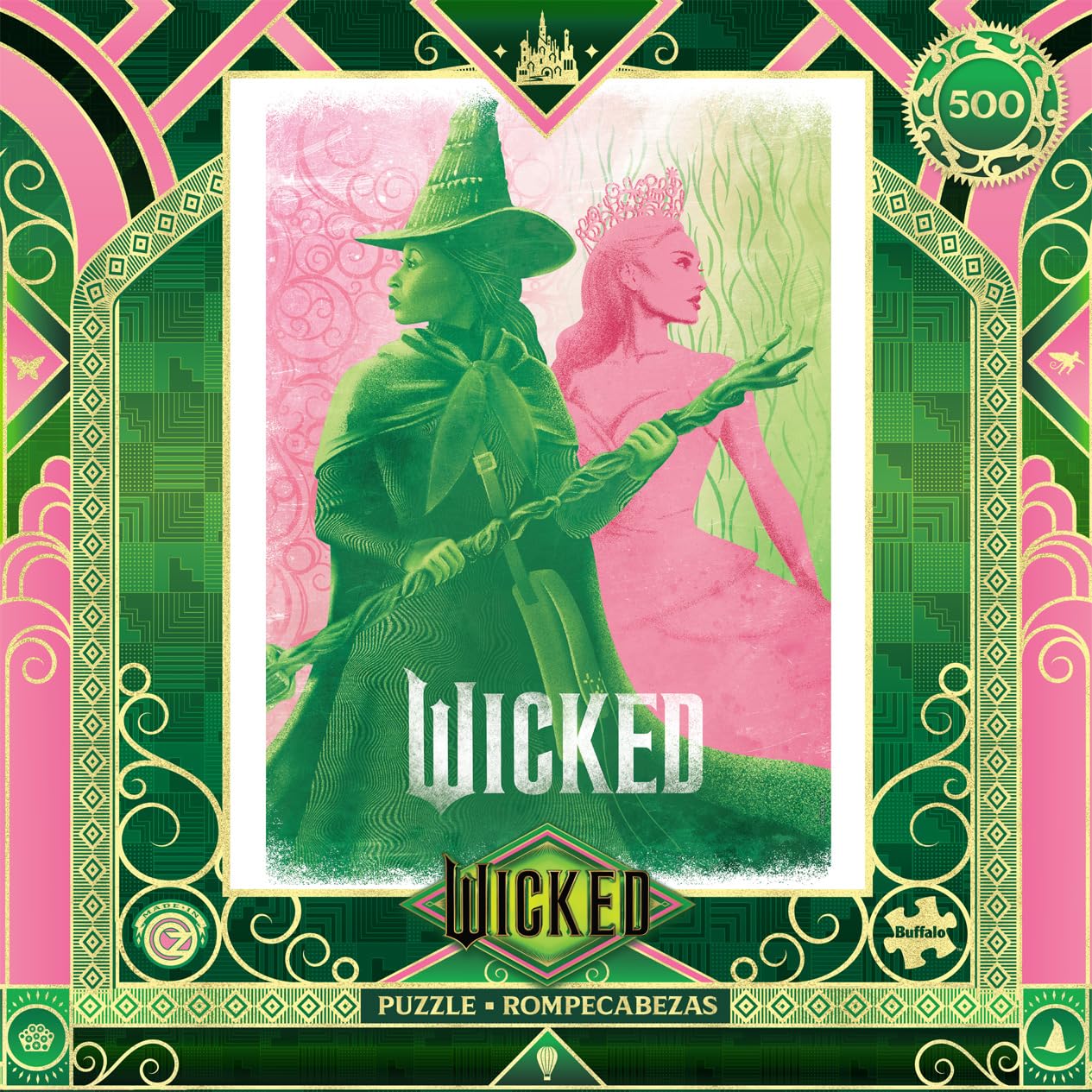 Buffalo Games - Wicked Pink Goes Good - 500 Piece Jigsaw Puzzle for Adults