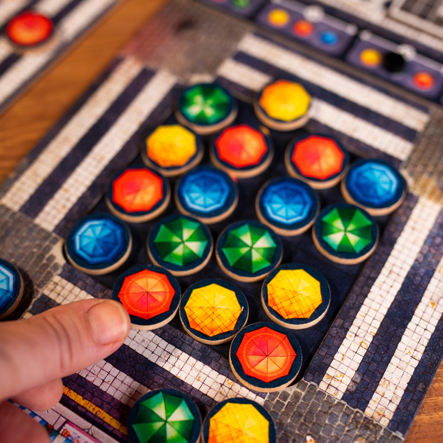 Pandasaurus Games Umbrella Board Game - A Vibrant New York City Strategy Game, Fun, Challenging Family Game for Kids & Adults, Ages 8+, 1-4 Players