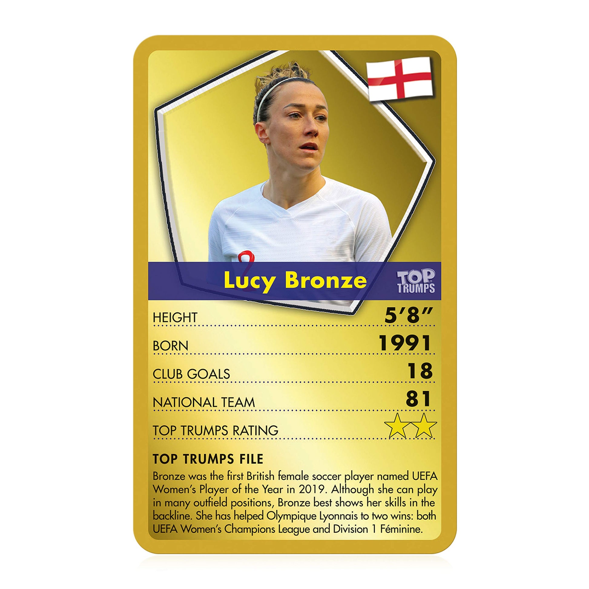 Top Trumps Card Game Stars of Women’s Soccer - Fun Educational Game for Families, Adults & Kids Ages 6+ - 2+ Players