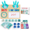 Coziyee Preschool Learning Toys for Kids 3-5 Years Old, Wooden Montessori Toys, Educational Math Manipulatives Number Counting Blocks for Boys Girls