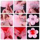 100 Pieces Flower Balloon Clips Balloons Holder Balloon Arch Clips for Baby Shower Wedding Event Decorations Birthday Party Supplies (Flower Style)