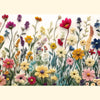 Puzzles for Adults 1000 Pieces, Wildflower Jigsaw Puzzles - Dance of Wildflowers, Impossible Wildflower Puzzle for Seniors Families, 27.56 x 19.69