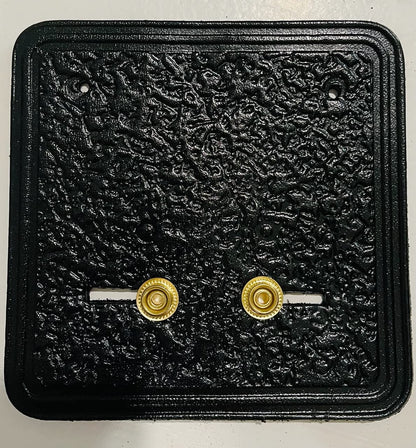 BBI LTD Wrestler Belt Wall Mount Real Leather Wall Hanger Matching Color (Real Black)