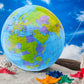 Restroma 20 Pack Inflatable World Globe - 16 Inch Blow Up Earth Beach Ball for Summer Beach Party Favors