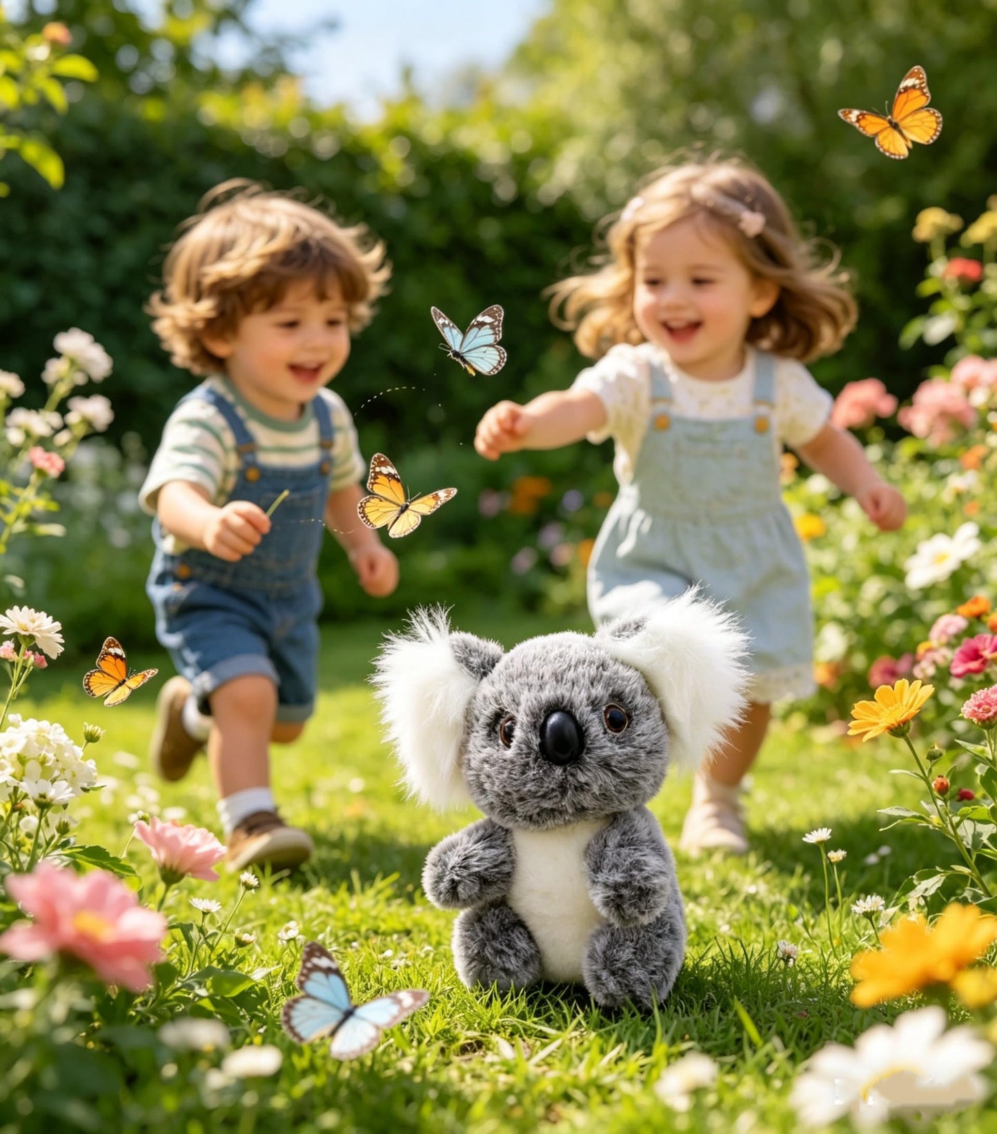 FORUMALL Plush Doll for Kids Cute Koala Bear Cushion Plush Toy Stuffed Koala