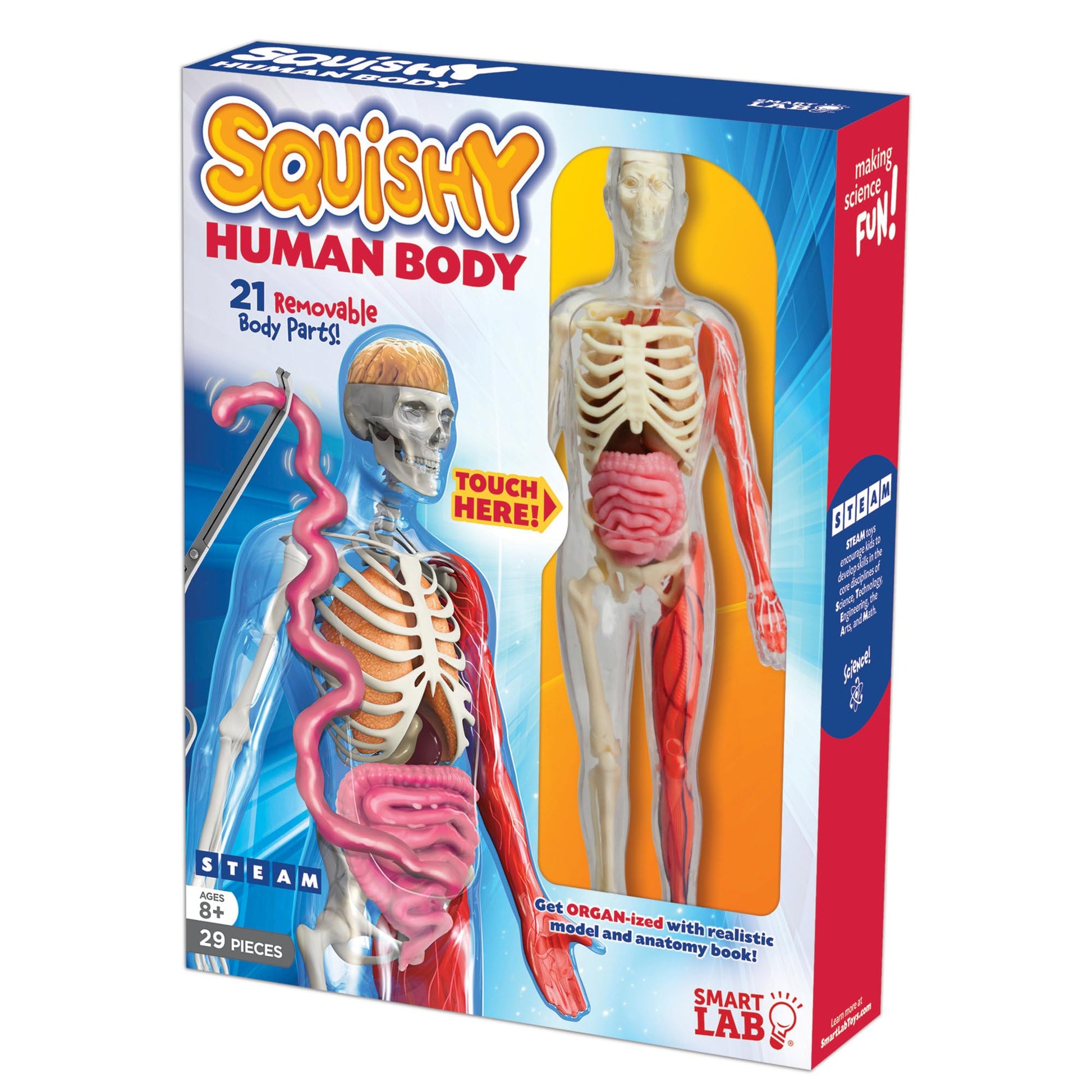 SmartLab QPG Lab for Kids, Squishy Human Body, Grade 3-8