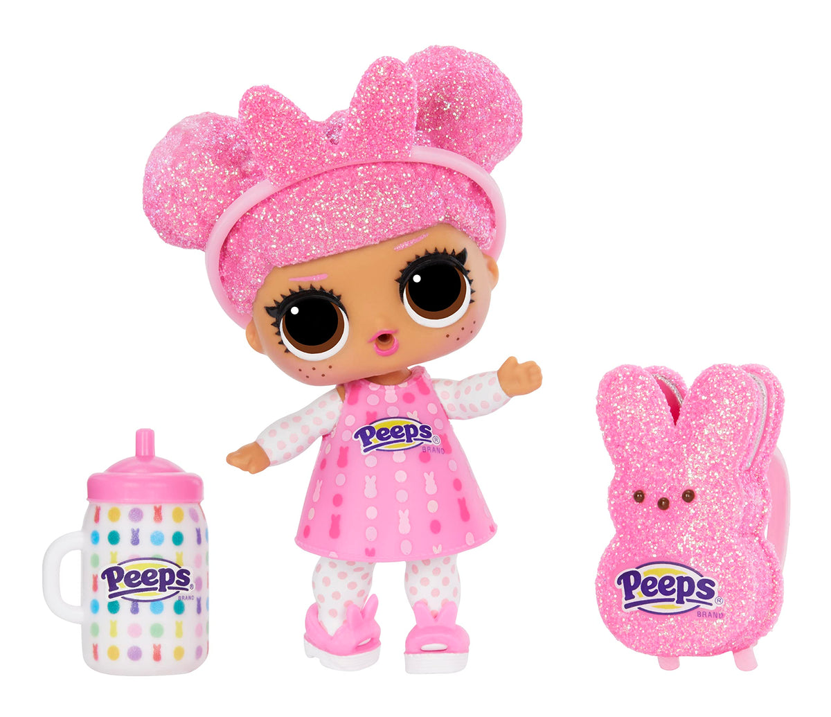 L.O.L. Surprise! LOL Surprise Loves Mini Sweets Peeps - Cute Bunny with Collectible Doll, 7 Surprises, Spring Theme, Peeps Limited Edition Doll- Great