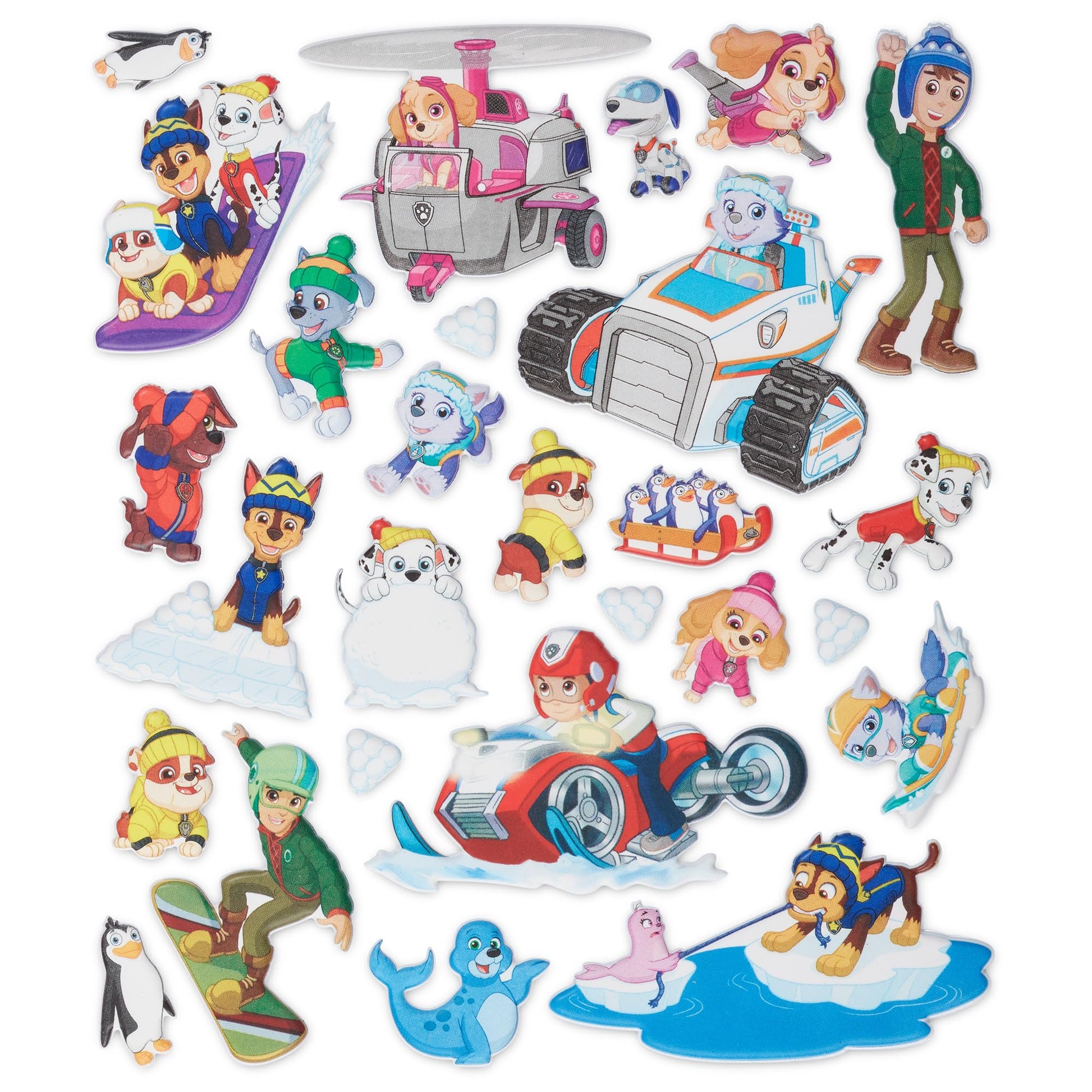 Melissa & Doug PAW Patrol Reusable Puffy Stickers Jake's Mountain | Activity Pad | Sticker Book | 3+ | Gift for Boy or Girl
