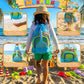 KONYXALU 30PCS Beach Toys for Kids 3-10 | 2 Collapsible Buckets & Mesh Bag