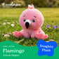 The Petting Zoo Flamingo Stuffed Animal Plushie, Gifts for Kids, Snugletz Zoologee Plush Toy, 7 in