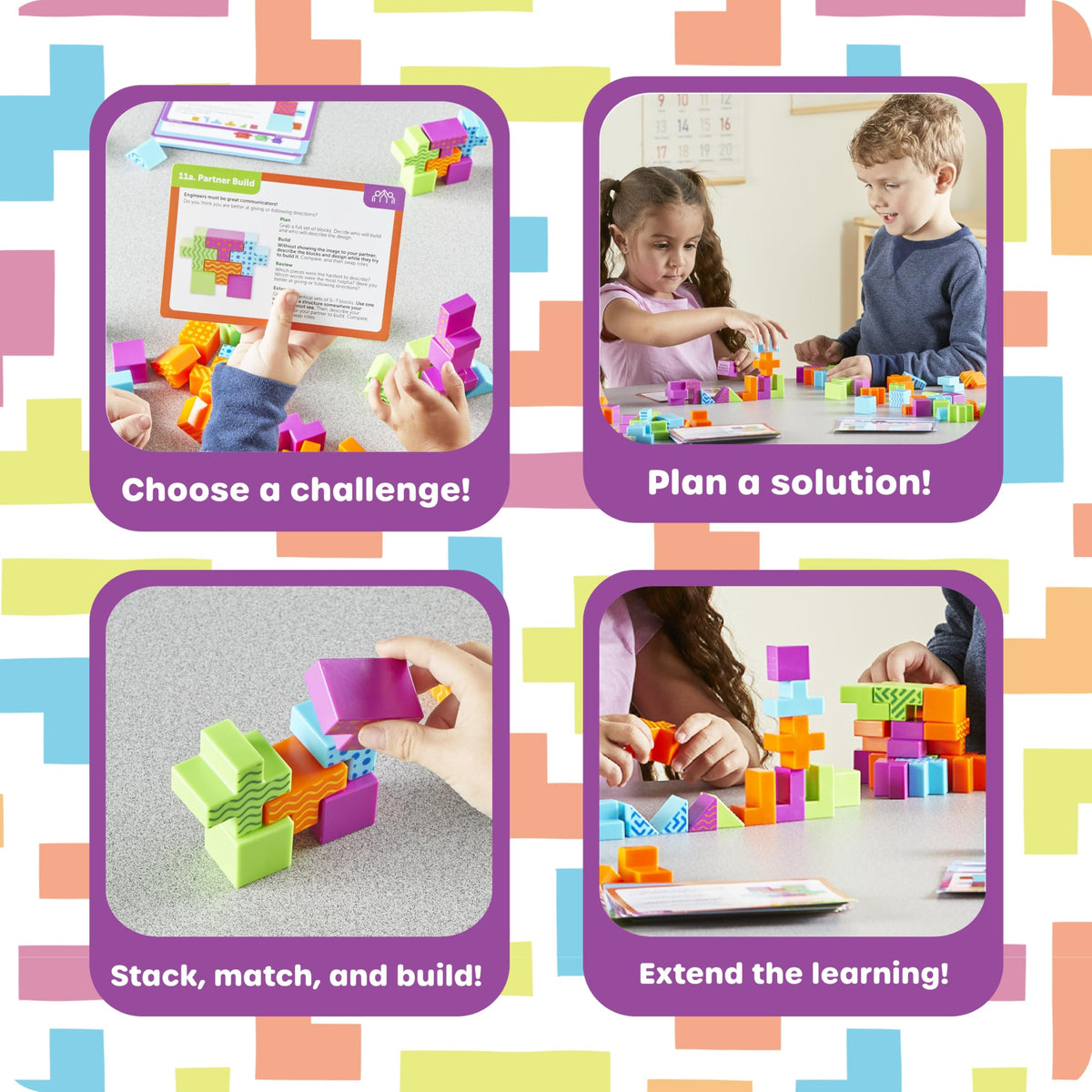 Learning Resources STEM Explorers Brainometry Classroom Set, Kids Games, Puzzles, Sensory Toys, Classroom Must Haves, Montessori Toys, 3D Puzzle,