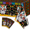 wuhuzsm 3Pcs Day of the Dead Plastic Tablecloth - 42 x 70.8 Inch
