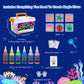 Kiditos Magic Water Elf Toy Kit Glow in the Dark - Make Your Own Water Pets, 6 Magic Gels & 6 Molds, Kids DIY Sensory Craft Kit, STEM Science Toy