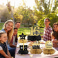 9 Pieces 16th Birthday Decoration for Boys Black Gold 16th Birthday Tables Decor Honeycomb Centerpieces Cheers to 16 Years Table Topper for Boys Girls