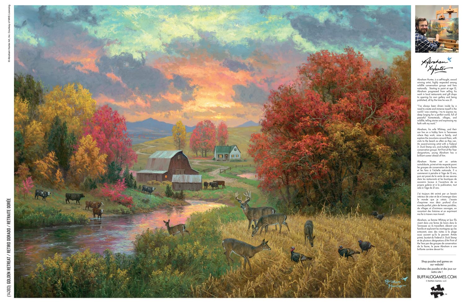 Buffalo Games - Golden Retreat - 1000 Piece Jigsaw Puzzle for Adults