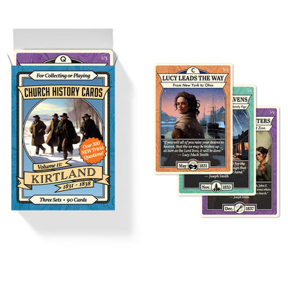 Church History Cards Latter-Day Saints Volume II: Kirtland | Standalone Game | 90 Cards | Over 300 New Trivia Questions | Cards for Collecting