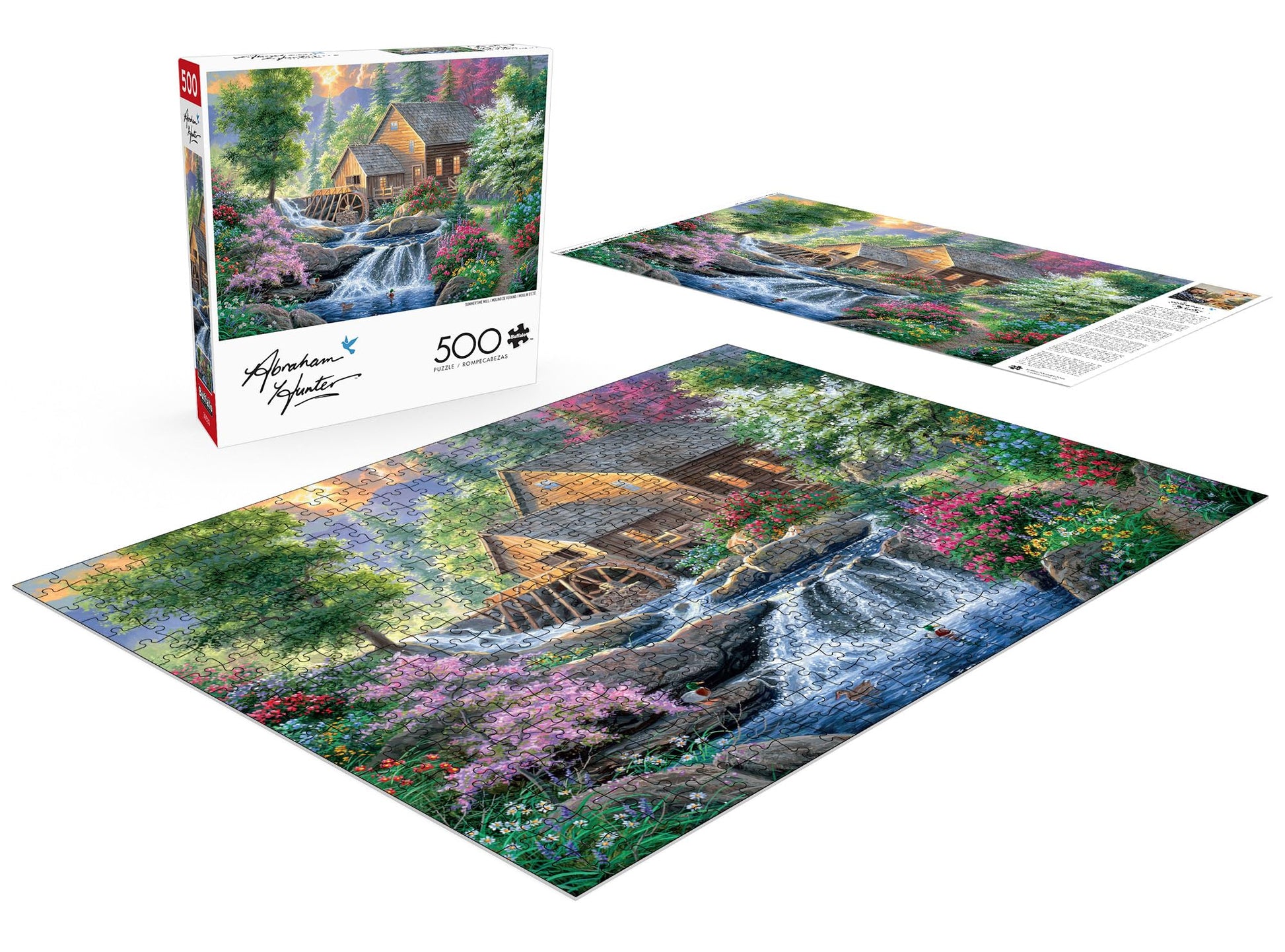 Buffalo Games - Summertime Mill - 500 Piece Jigsaw Puzzle for Adults